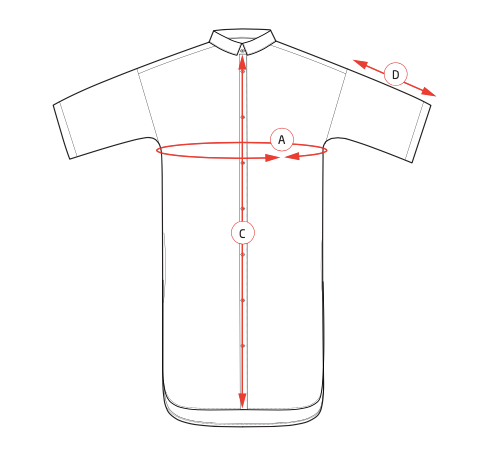 Houdini Måttguide W´s Route Shirt Dress